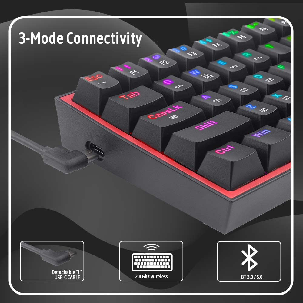 Redragon K616 RGB effektek