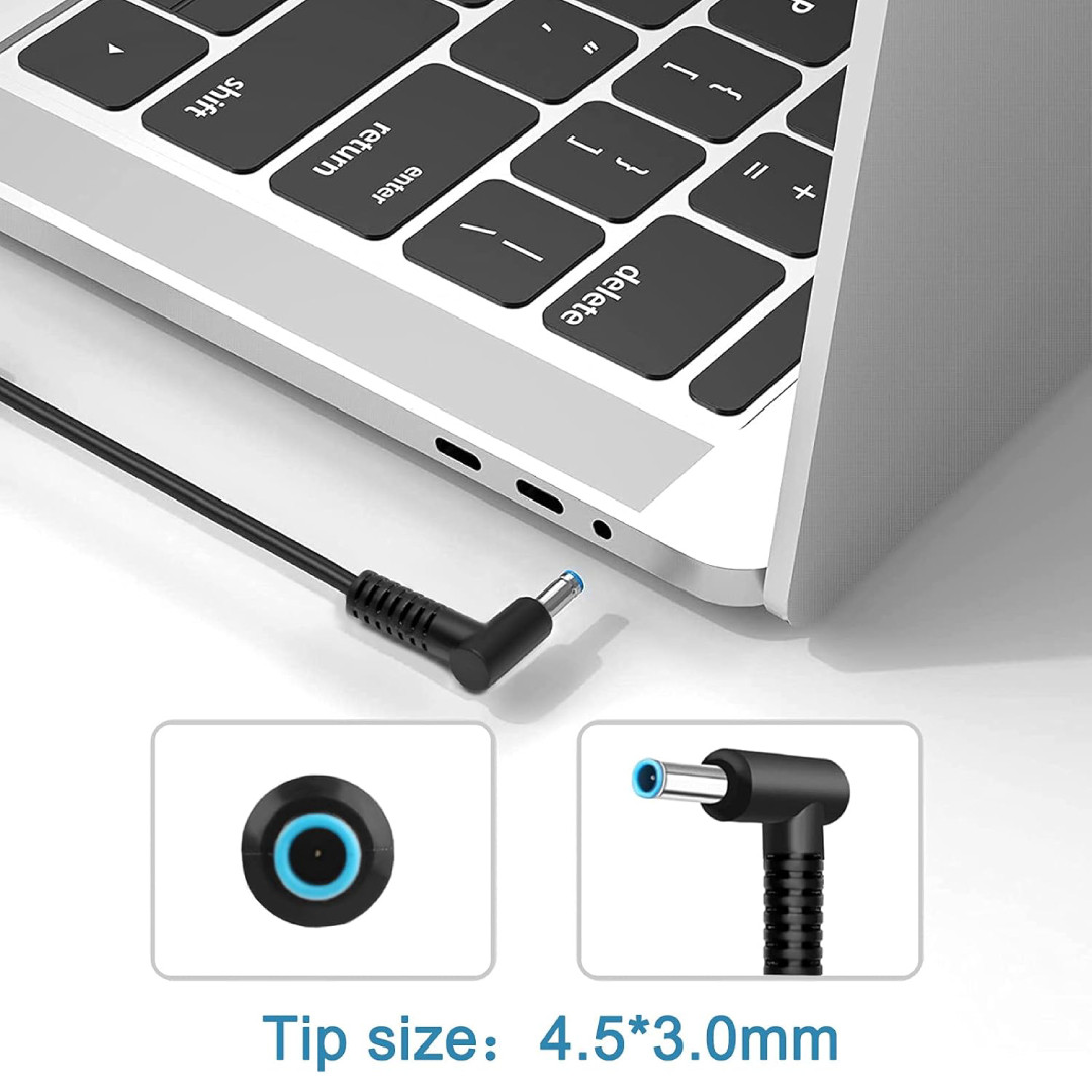 HP kék végű csatlakozó 4.5x3.0 mm